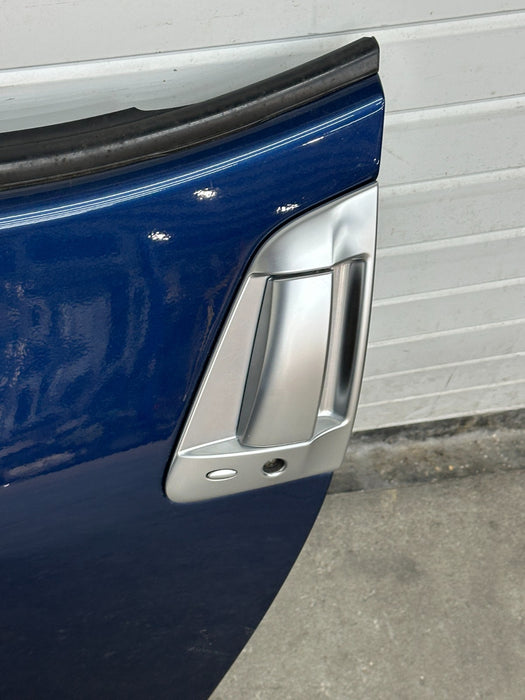 2013 NISSAN 370Z LEFT DOOR SHELL MIDNIGHT BLUE OEM *WEAR 3,4* LOCAL PICKUP ONLY