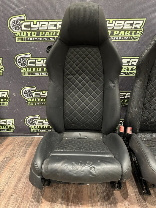 2017 2021 AUDI R8 PLUS OEM GENUINE DIAMOND STITCHED LEFT RIGHT SEATS ~DAMAGE~