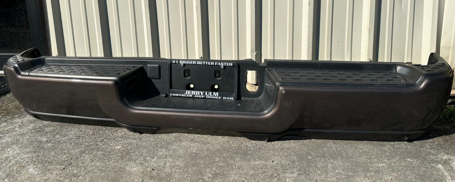 2020 2021 2022 RAM 2500 3500 LIMITED LONGHORN REAR BUMPER WALNUT BROWN METALLIC