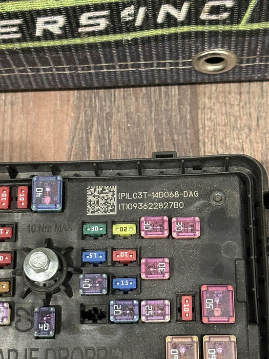2019 FORD F150 3.5L RAPTOR FUSE BOX OEM LC3T-14D068-DAG