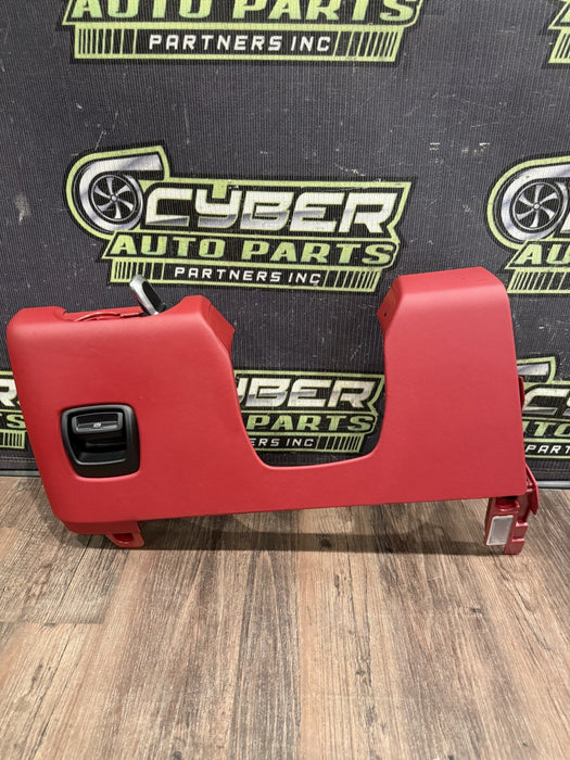 2014 PORSCHE 911 TURBO S 991 LOWER DASH KNEE PANEL TRIM OEM *KEY SOLD SEPERATE!*