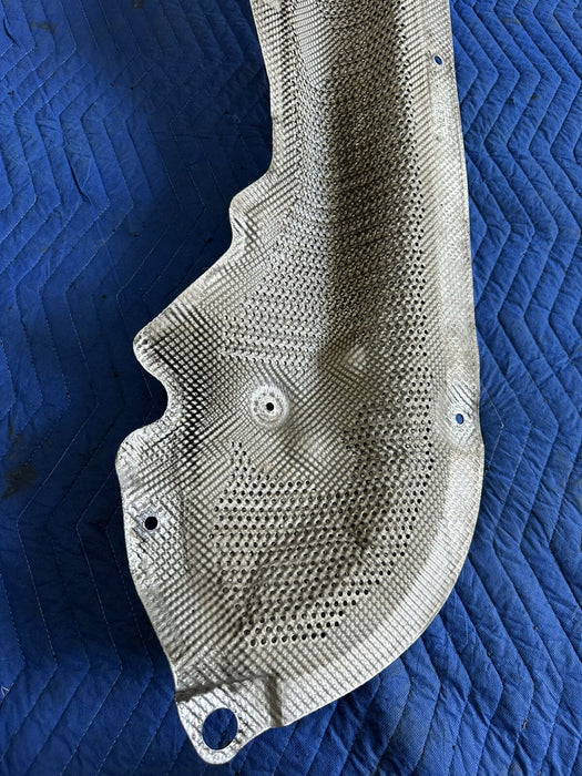 2011 BMW 550i F10 5 SERIE FRONT LEFT SIDE HEAT SHIELD INSULATION COVER OEM