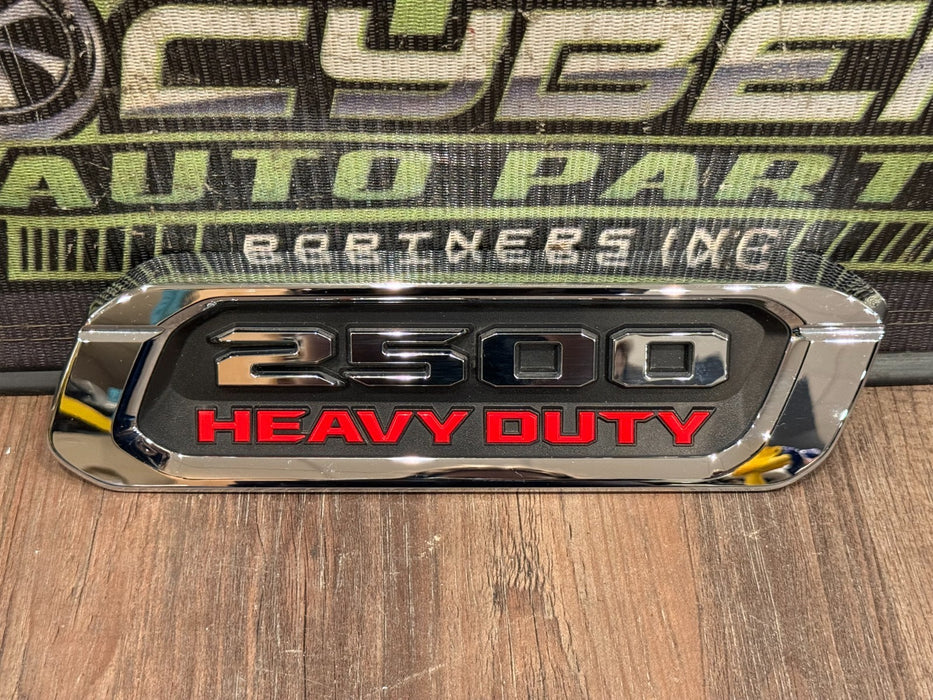 2022 DODGE RAM 2500 HEAVY DUTY RIGHT CHROME EMBLEM BADGE OEM 68362210