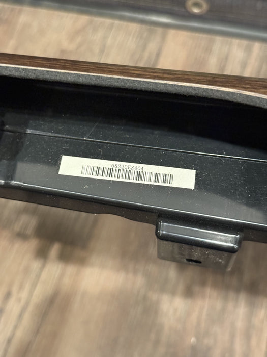 2017 NISSAN TITAN XD PLATINUM RESERVE DASHBOARD RIGHT FASTENER WOOD TRIM OEM