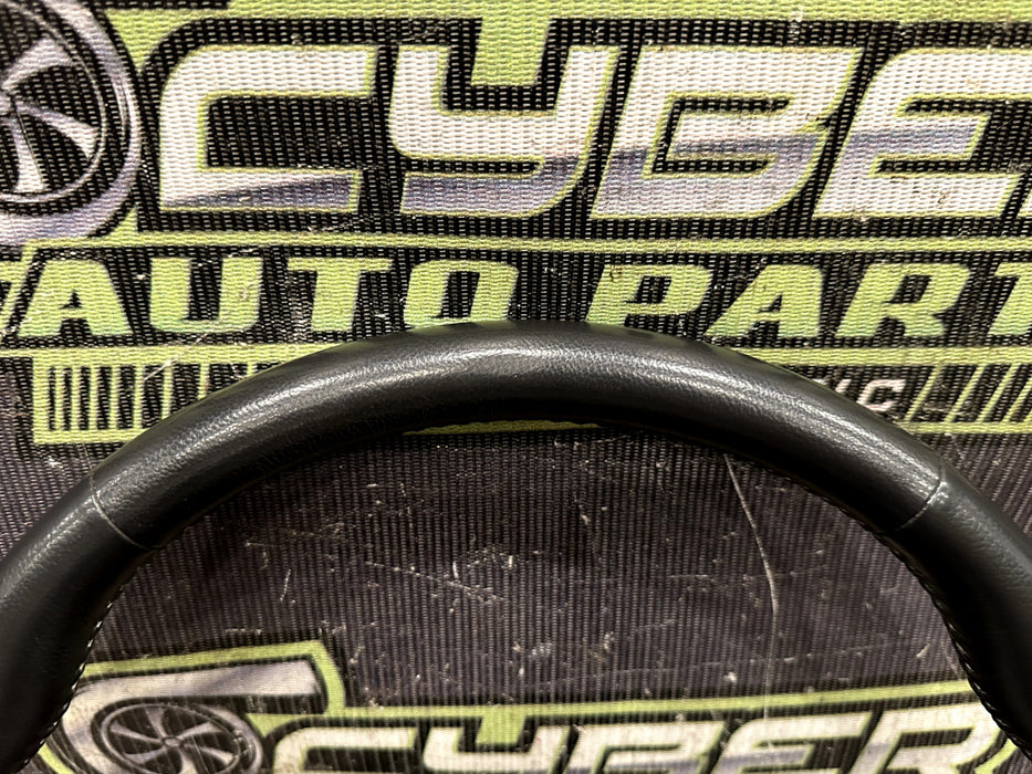 2016-19 NISSAN TITAN & XD LEATHER STEERING WHEEL W CRUISE OEM *READ/MINOR FLAWS*