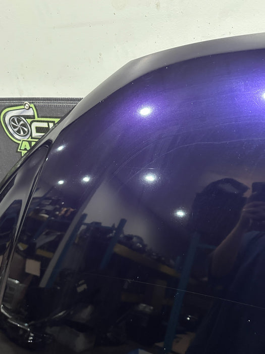 2014 AUDI R8 FRONT HOOD BONNET ASSEMBLY OEM GENUINE PURPLE