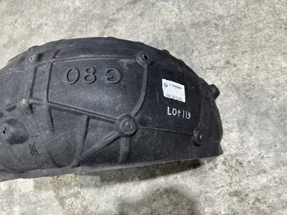 2024 BMW M3 M4 G80 G82 REAR RIGHT WHEEL FENDER LINER SPLASH GUARD OEM
