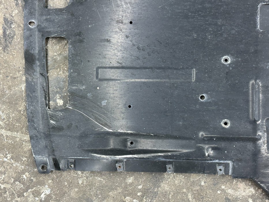 2012 2014 AUDI R8 V10 SPYDER REAR UNDER COVER FLOOR RAIL OEM