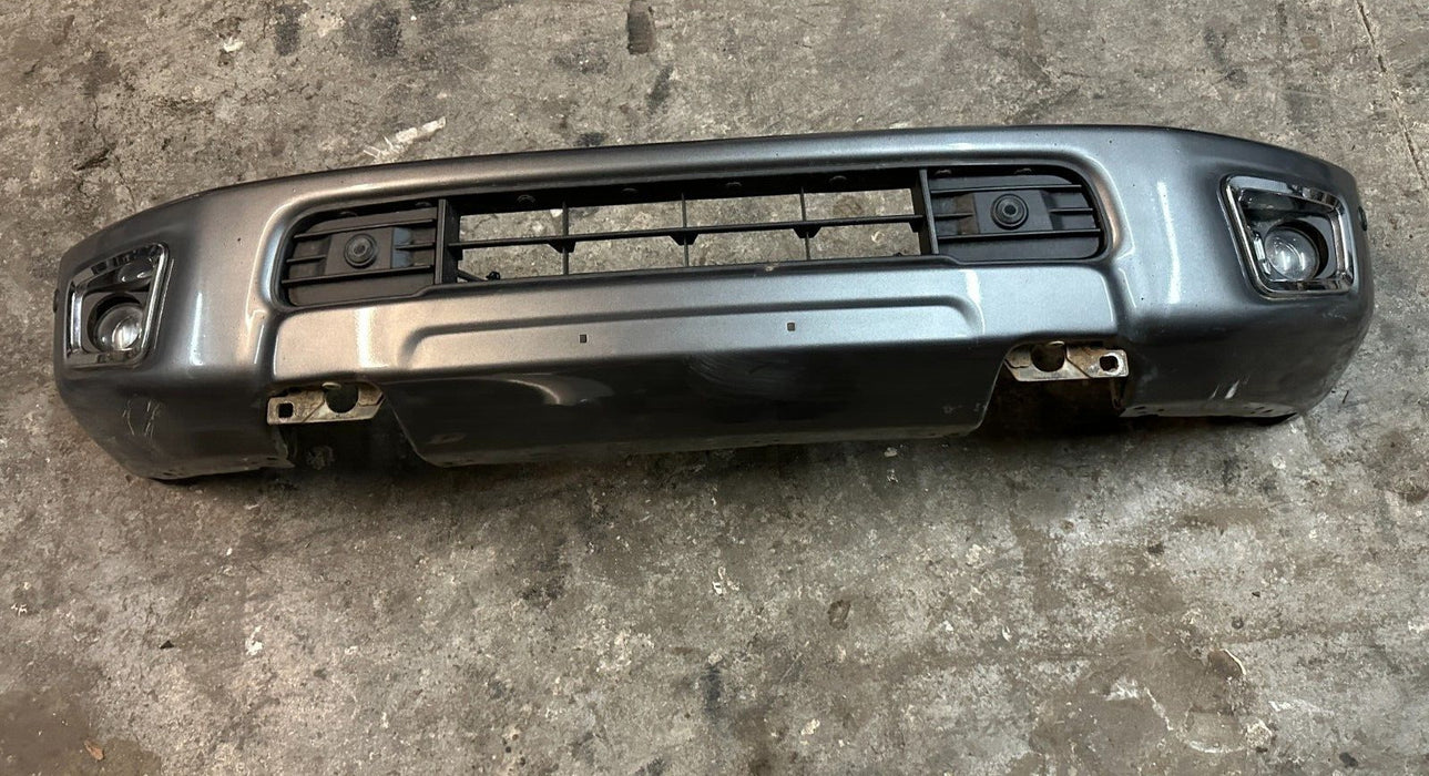 2016 2018 NISSAN TITAN XD PRO-4X GRAY METALLIC FRONT BUMPER ASSEMBLY MINOR FLAWS