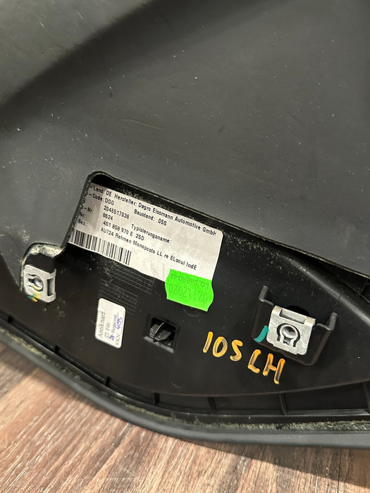 2021 AUDI R8 LEFT CENTER CONSOLE LEATHER COVER FRAME OEM 4S1 858 970 E *FLAWS #6