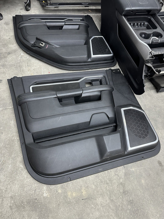 2021 RAM 2500 LARAMIE MEGA CAB INTERIOR FRONT REAT SEATS CENTER CONSOLE PANELS