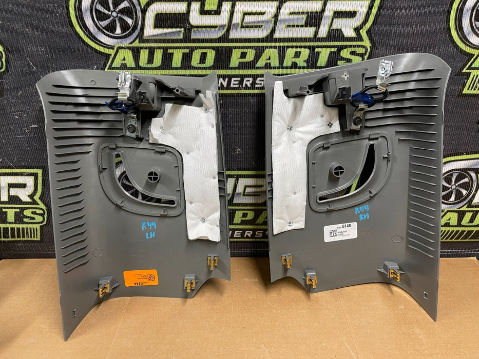 2020 2021 2022 GMC SIERRA 2500 3500 LEFT & RIGHT REAR UPPER TRIM PANELS OEM
