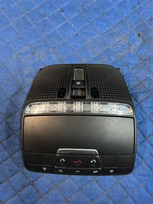 2015 MERCEDES-BENZ C63S AMG SEDAN OVERHEAD CONSOLE SUN ROOF LIGHT BUTTON PANEL