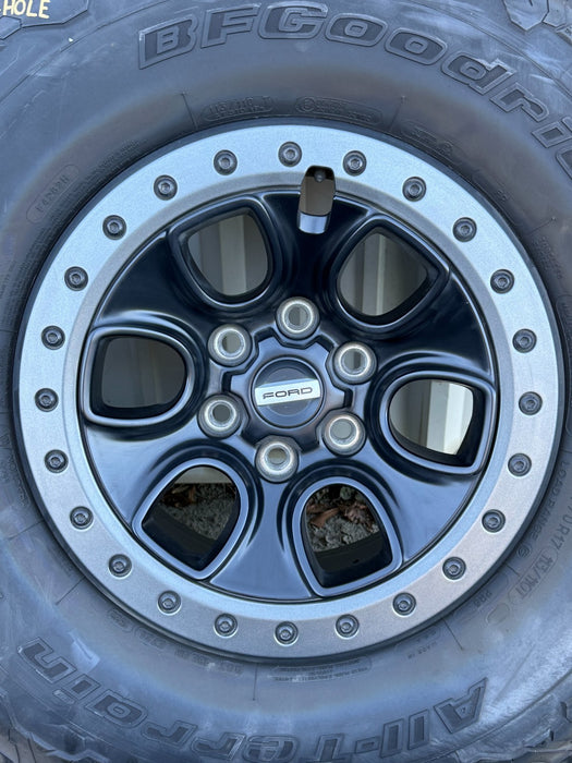 2023 FORD F150 RAPTOR OEM FACTORY TAKEOFF WHEELS TIRES BFGOODRICH 35" TIRES