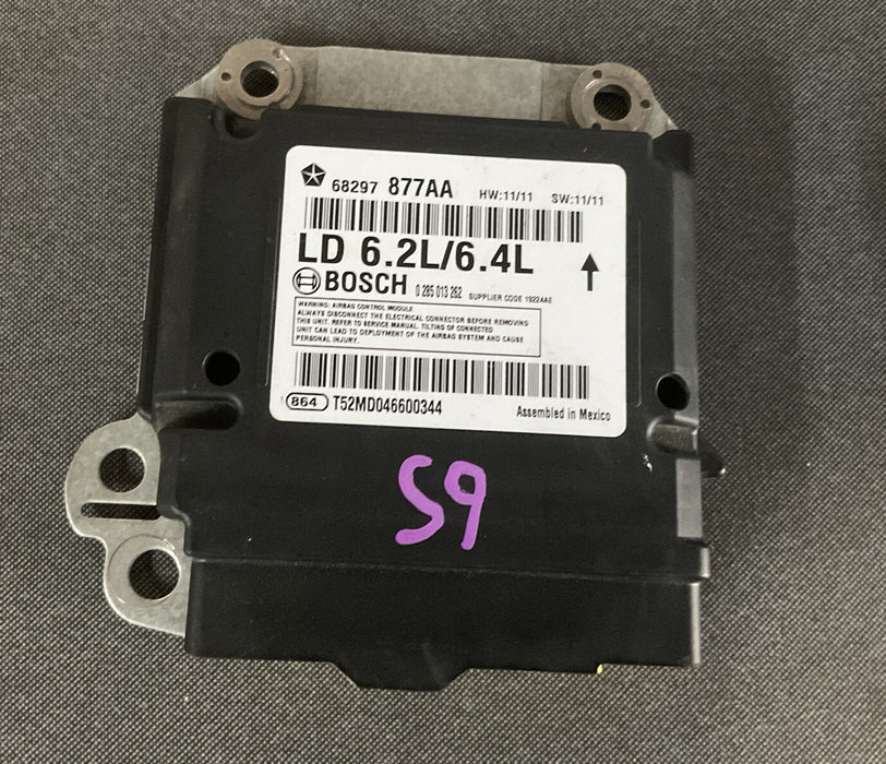 2016 DODGE CHARGER HELLCAT OCCUPANT RESTRAINT MODULE 68297877AA  OEM