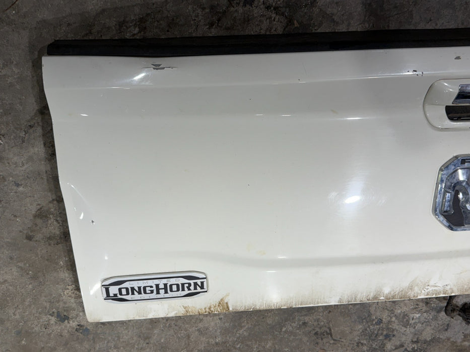 2019 - 2024 RAM 2500 3500 LIMITED LONGHORN TAIL GATE WHITE