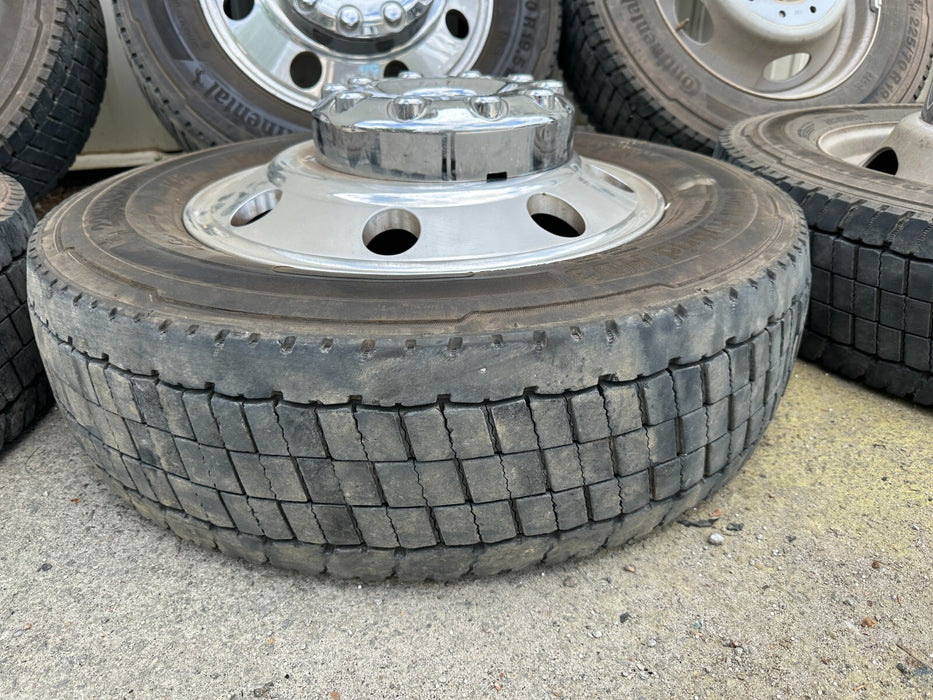 FORD F450 F550 RAM 4500 5500 10X225 FACTORY TAKE OFF WHEELS SET KING RANCH OEM