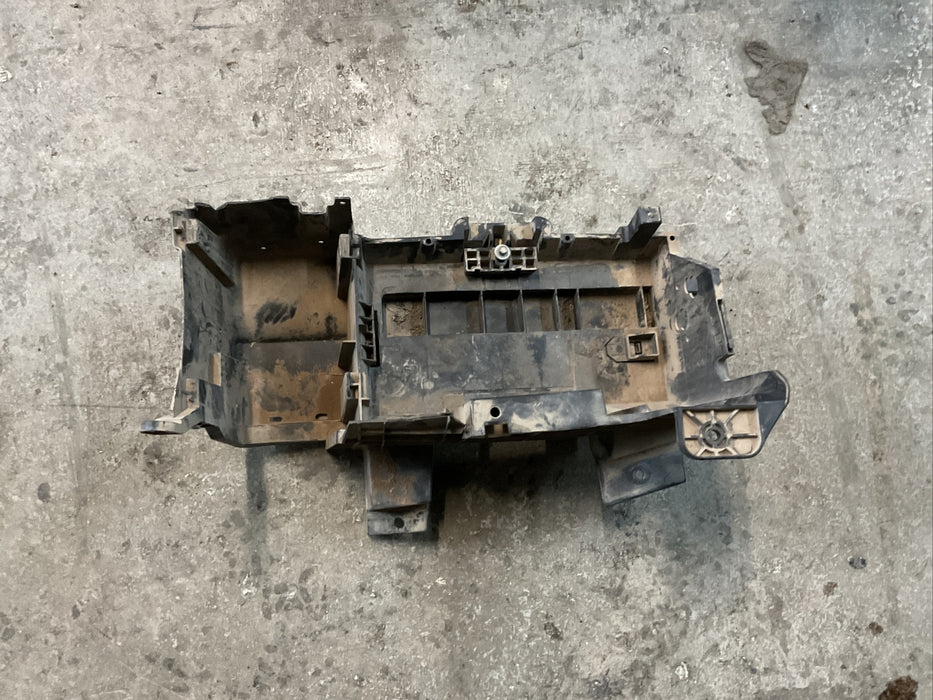 2017 RAM 3500 LARAMIE DIESEL 6.7L LEFT DRIVER BATTERY TRAY OEM 2013-2018~DAMAGE~