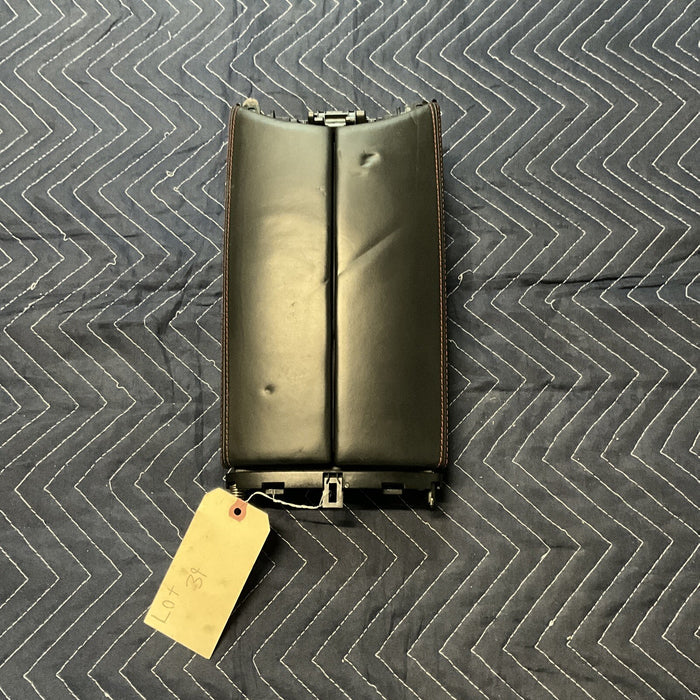 2017 MERCEDES C63S AMG COUPE CENTER CONSOLE ARM REST WITH RED STITCHES