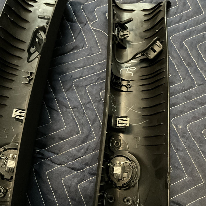 2017 FORD SHELBY MUSTANG GT350 INTERIOR A PILLAR TRIM SET OEM