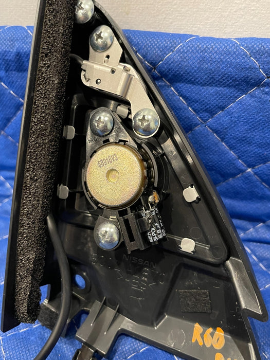 2017 INFINITI Q50 RED SPORT FRONT LEFT RIGHT DOOR TWEETER SPEAKER COVER OEM