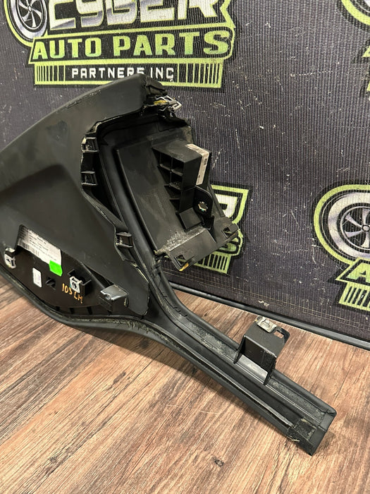 2021 AUDI R8 LEFT CENTER CONSOLE LEATHER COVER FRAME OEM 4S1 858 970 E *FLAWS #6