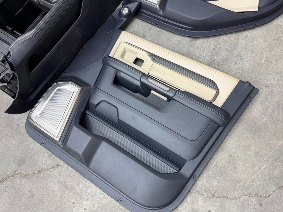 2022 RAM 2500 3500 MEGA CAB LIMITED FRONT REAR SEATS CENTER CONSOLE DOOR PANELS