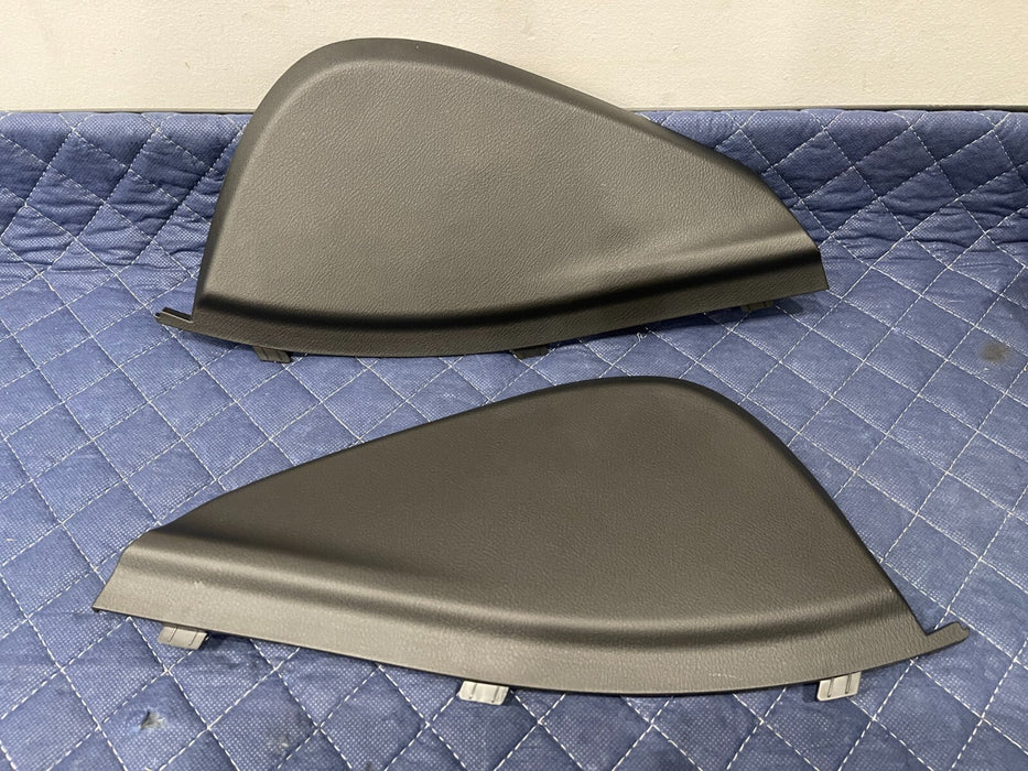 2017 INFINITI Q50 RED SPORT LEFT & RIGHT DASHBOARD END CAP PANELS OEM