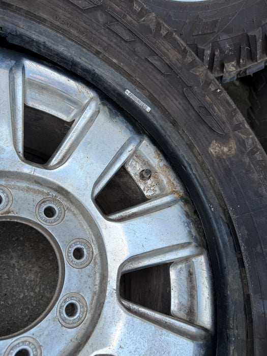 2022 FORD F250 PLATINUM FACTORY TAKE OFF WHEELS 20" 37X12.50 NITTO TIRES 8X170