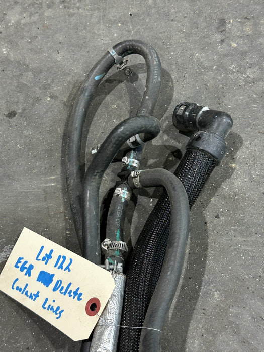 2017-2019 FORD F350 F450 EGR COOLANT LINES OEM