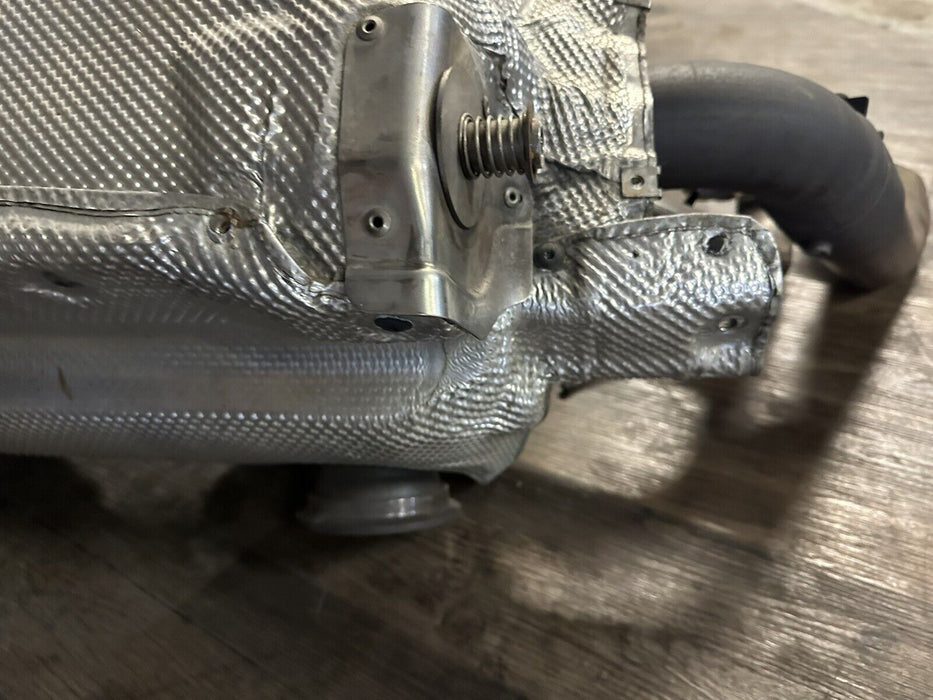 2017 AUDI R8 V10 EXHAUST MUFFLER SYSTEM OEM GENUINE 420 251 609 W/ SHEILD