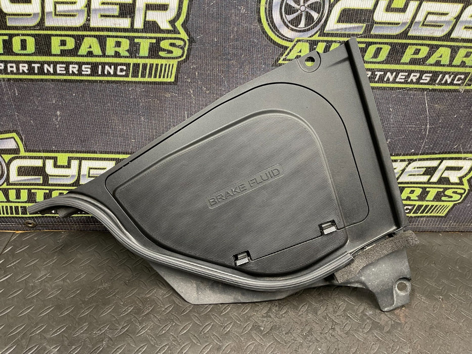 2016 NISSAN 370Z BRAKE FLUID COVER W/ TRIM OEM 2009-2020