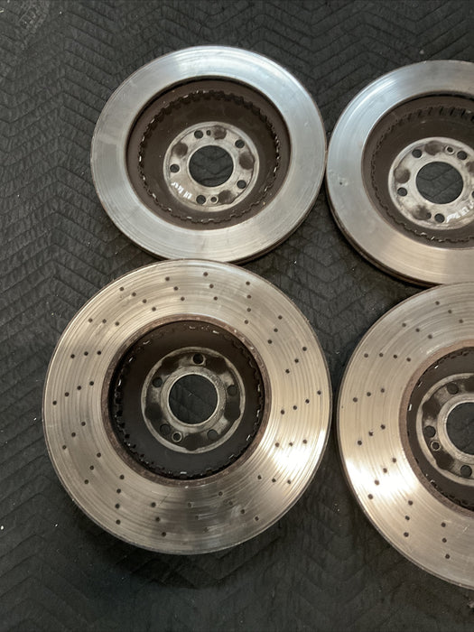 2014 MERCEDES S550 W222 BRAKE ROTORS FRONT REAR SET OEM