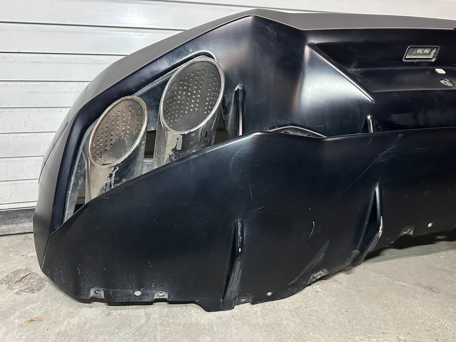 2015-2019 LAMBORGHINI HURACAN 610-4 COMPLETE REAR BUMPER GRIGIO TITANS (0131)