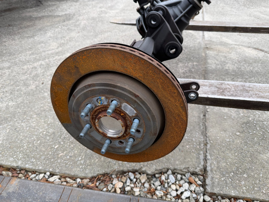 2021 RAM 1500 TRX 6.2L REAR AXLE ASSEMBLY 35K MILES *BENT* 4X4 3.55 RATIO