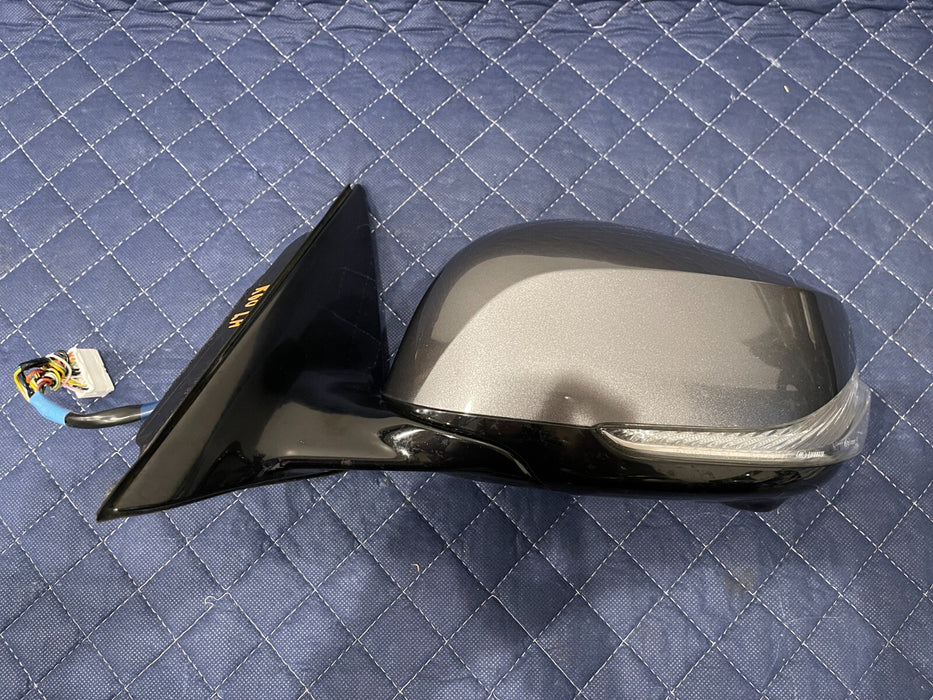 2017 INFINITI Q50 RED SPORT DRIVER LEFT DOOR MIRROR W/ CAMERA (PAINT CODE KAD)
