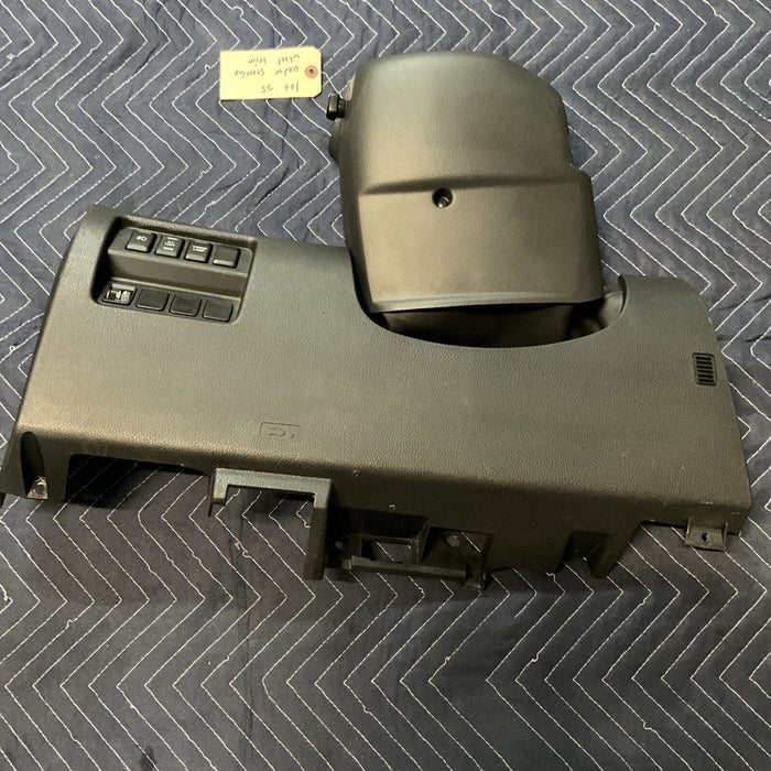 2016 NISSAN TITAN XD LOWER DASH KNEE PANEL TRIM W/ UNDER STEERING WHEEL TRIM