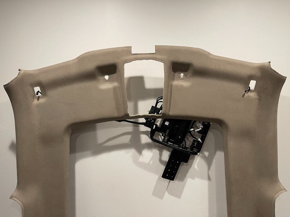 2017-2019 FORD F250 LIMITED ALCANTERA SUEDE TWIN PANEL MOON ROOF HEADLINER CAMEL
