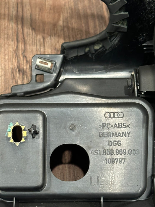 2021 AUDI R8 DASH DASHBOARD LEFT TRIM PANEL OEM 4S1 858 969 OEM