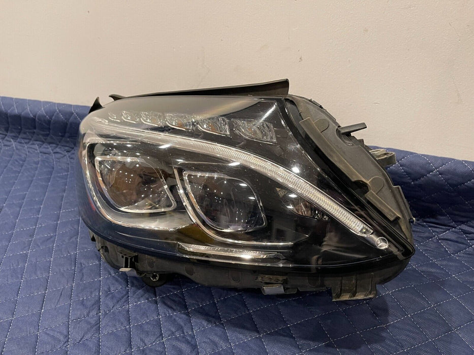 2017 MERCEDES BENZ C63 AMG PASSENGER RIGHT LED INTELLIGENT LIGHT HEADLIGHT OEM