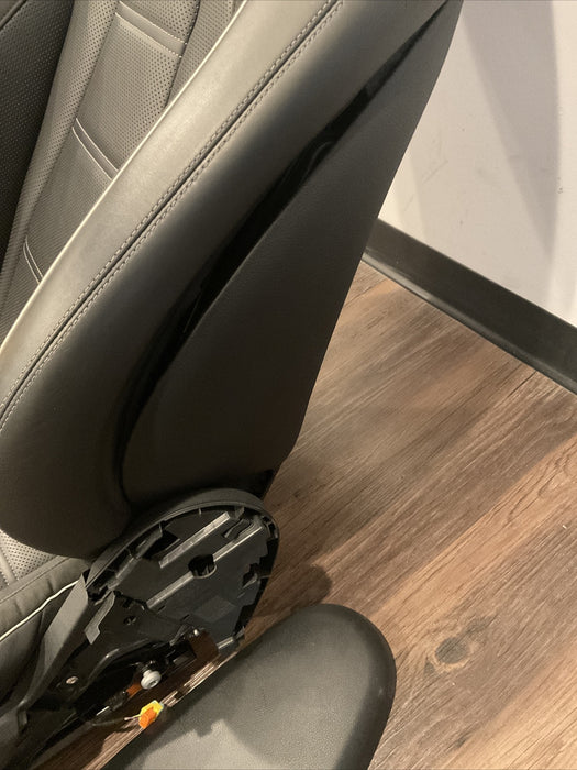 2017-2022 MERCEDES-BENZ E63S AMG W213 FRONT DRIVER SEAT HEATED BLACK OEM~DAMAGE~