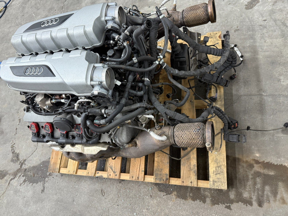 2021 AUDI R8 AWD 5.2L V10 ENGINE MOTOR DROPOUT ASSEMBLY 14,100 MILES