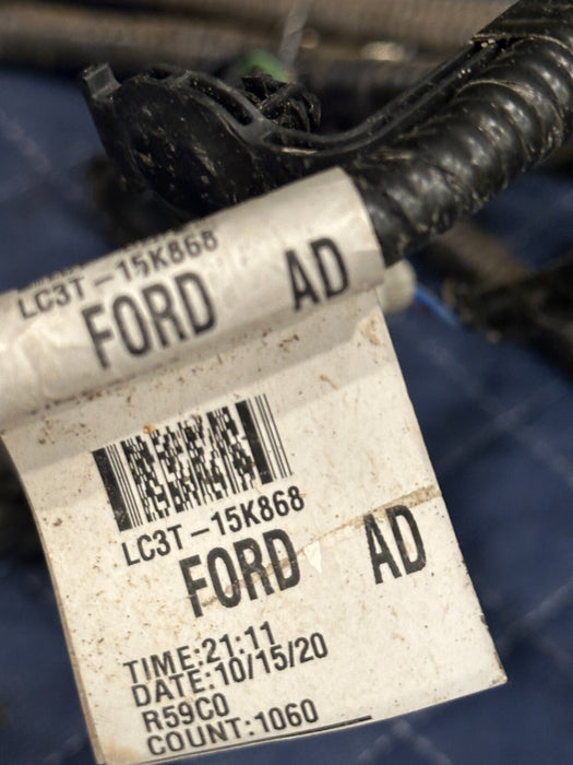 2020-2022 FORD F350 F450 REAR BUMPER PARKING SENSOR HARNESS OEM LC3T-15K868-AD