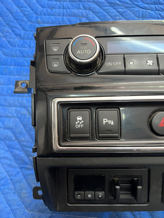 2019 NISSAN TITAN XD A/C HEATER DUAL CLIMATE CONTROL TEMPERATURE W/TRAILER BRAKE