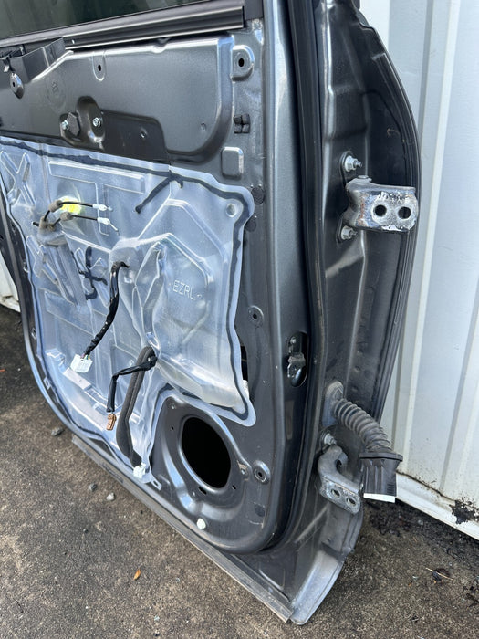 2016 Nissan Titan XD Crew Cab REAR LEFT DOOR SHELL GUN METALLIC (KAD) OEM