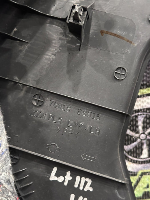 2017 NISSAN TITAN XD RESERVE REAR LEFT LOWER C PILLAR TRIM OEM 76916 8S515