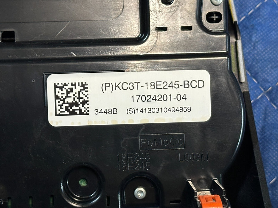 2017-2019 FORD F250 F350 PLATINUM CENTER DASH RADIO/HVAC CONTROL BEZEL OEM