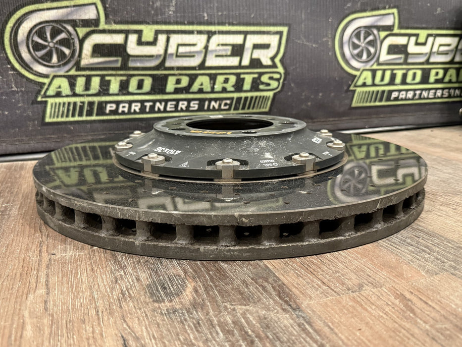 2014 PORSCHE 911 TURBO S 991 FACTORY PCCB FRONT RIGHT CARBON CERAMIC BRAKE ROTOR