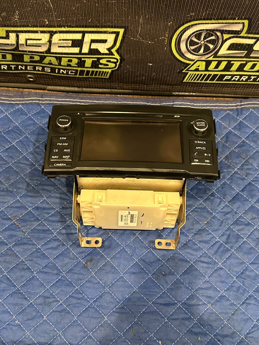 2017 NISSAN TITAN XD SCREEN RADIO RECIEVER HEAD UNIT OEM