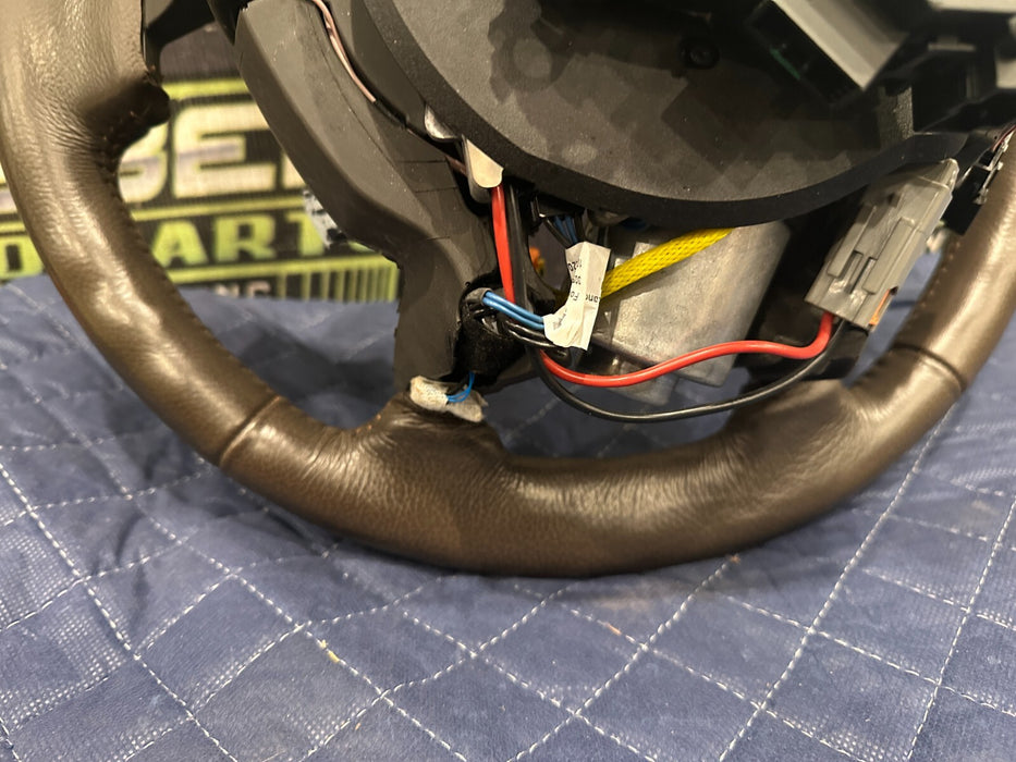 2018 FORD F250 KING RANCH STEERING WHEEL ASSEMBLY OEM ~ADAPTIVE FAULT~ 2017 2018